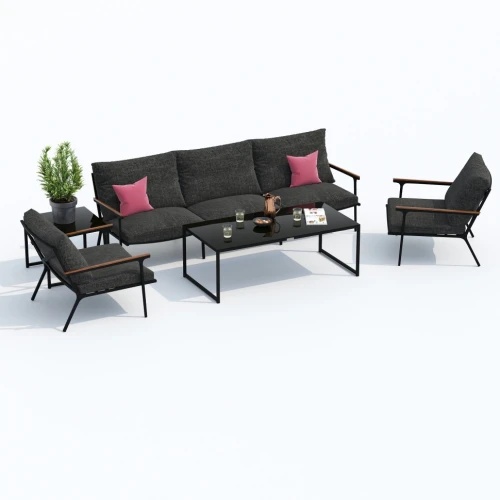 Лаунж зона FESTA маренго с трехместным диваном