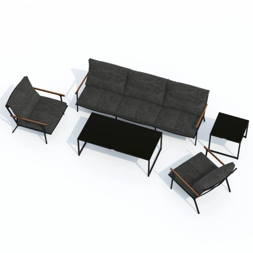 Лаунж зона FESTA маренго с трехместным диваном