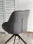 Стул TORNADO 360 град. Серый Brego-07, ткань/ темно-серый Modern-454, велюр/ черный каркас, DISAUR