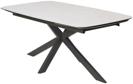 Стол ALVIS 180 TL-319, испанская керамика / темно-серый  каркас, ®DISAUR Стол ALVIS 180 TL-319, испанская керамика / темно-серый  каркас, ®DISAUR