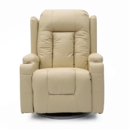 Электрический кресло-реклайнер «LAZY BOY» 3 в 1 (раскладывание, массаж и подогрев)  -  Beige