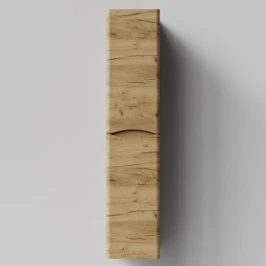 Пенал Адель 30 (2 двери) подвесной, Дуб Тортуга ПВХ 2357-43, левый, бельевая корзина