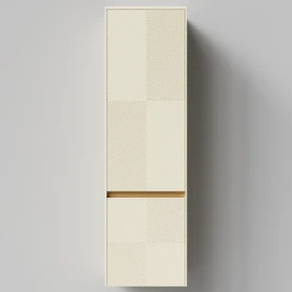 Пенал Аурум 45, пример RAL 1015 Светлая слоновая кость, матовая, подвесной, правый