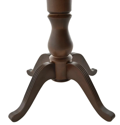 Обеденная группа (Стол Фабрицио-1 и 4 стула Кабриоль), орех темный