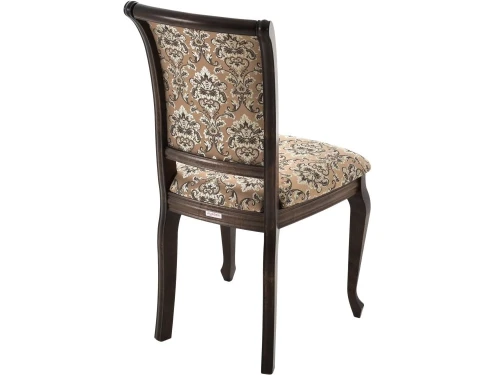 Обеденная группа (Стол Фабрицио-1 и 4 стула Кабриоль), орех темный