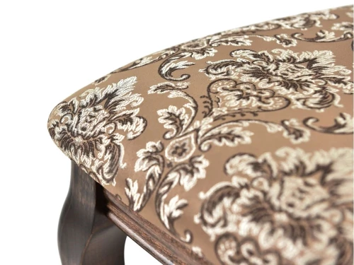 Обеденная группа (Стол Фабрицио-1 и 4 стула Кабриоль), орех темный