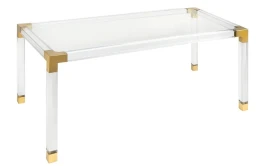 Стол обеденный Роялти MH-1780DT, 180х90х75 см, прозрачный