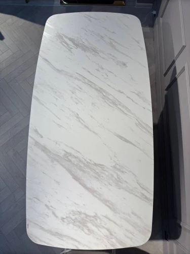 Стол обеденный Римини MC3020-200WT, 200х110х76 см, белая керамика