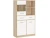 Комод «Стелс» 1в2д1ящ, Дуб сонома/белый