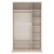 Шкаф 3-х дверный (корпус) Капри