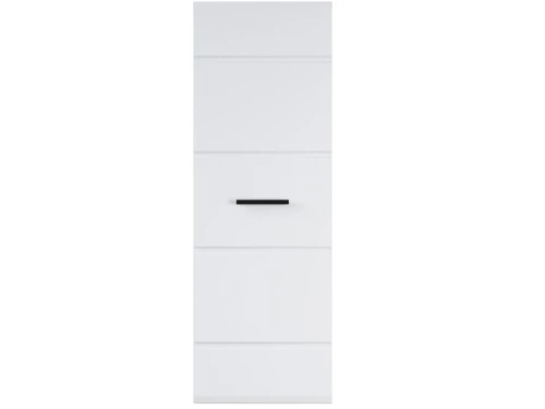 Пенал «Йорк» навесной, Белый/белый глянец