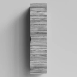 Пенал Марко 35 подвесной, дверь, ручки Черные, Лиственница структурная контрастно-серая ПВХ 64202, правый