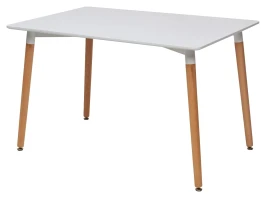 Стол TANSY 120 белый/массив бука  М-City