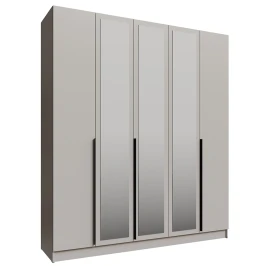 Распашной шкаф с зеркалом Мадрид 2.0, Кашемир