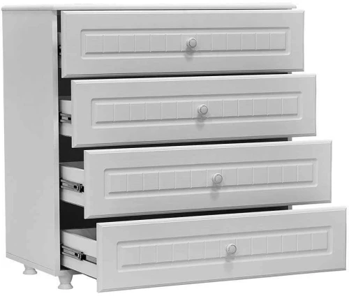 Спальня Монако-2 мягкая спинка белое дерево