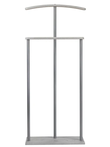 Вешалка костюмная Дэви 1 металлик/дуб дымчатый