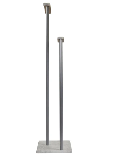 Вешалка костюмная Дэви 1 металлик/дуб дымчатый