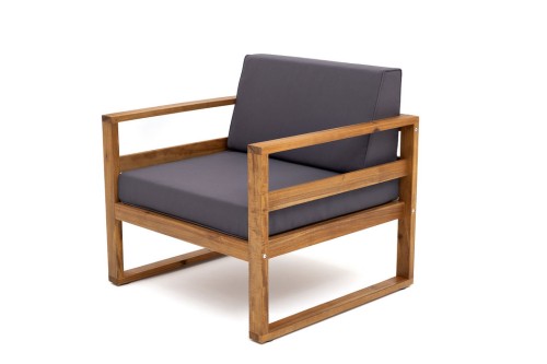 Кресло из акации BOOKA