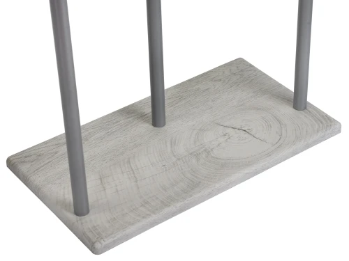 Вешалка костюмная Дэви 1 металлик/дуб дымчатый