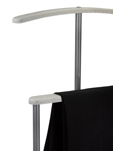 Вешалка костюмная Дэви 1 металлик/дуб дымчатый