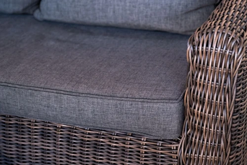 "Кон Панна" кресло из искусственного ротанга, цвет коричневый