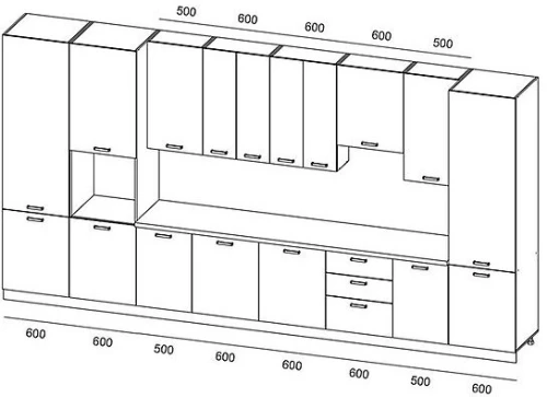Кухня Грейс Комплектация 6