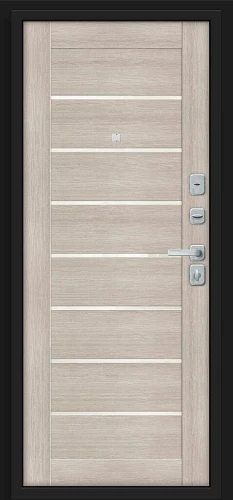 Входная дверь BRAVO Прайм/BChrome Almon/Cappuccino Melinga