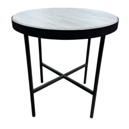 Стол журнальный МеталлАрт М011 МАЛЫЙ бежевый дуб/черный