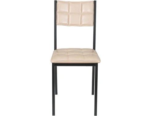 Стул Дункан ДП2-20, Pegas бежевый, каркас черный матовый