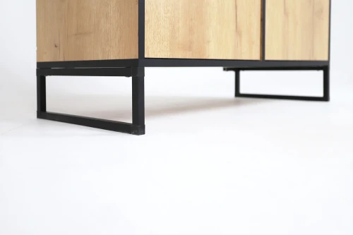 Шкаф-витрина Виртон-21, Дуб крафт золотой