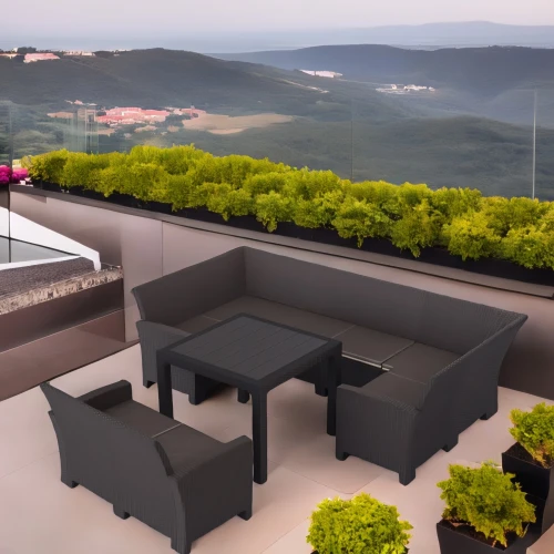 Комплект садовой мебели под ротанг Калифорния “California“с П- образный диваном 136х264х136 см 6 мест, 2х местным диваном 121х62 см, с подушками и столом 95х95см