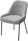 Стул GAVI Garna-018 серый, ткань / черный каркас, ®DISAUR