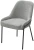 Стул GAVI Garna-018 серый, ткань / черный каркас, ®DISAUR