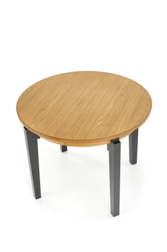 Стол обеденный HALMAR SORBUS дуб медовый/графит 100-200/100