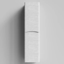 Пенал Адель 35 (2 двери) подвесной, Белый камень ПВХ 57805, правый