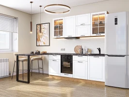 Готовый кухонный гарнитур Дублин-03 Special White Дуб Вотан