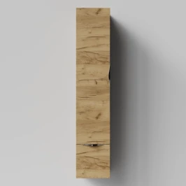 Пенал Марко 30 подвесной, дверь и ящик, ручки Хром, Дуб Тортуга ПВХ 2357-43, левый