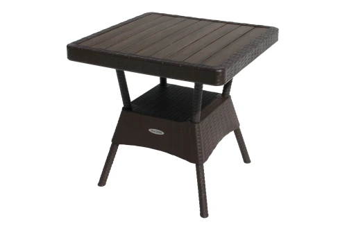 Набор мебели Ola Dom  арт.ЭП 442295 + ЭП 442332 коричневый,  (2стула+стол 76x76см) (коричневый)