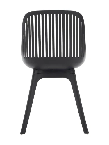 DC271 Стул пластиковый, ЧЕРНЫЙ, ноги черные