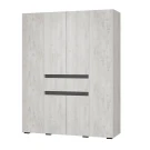 Шкаф 4-х створчатый Мрия ШК-13, Бетон пайн светлый, Графит Шкаф 4-х створчатый Мрия ШК-13, Бетон пайн светлый, Графит