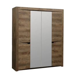 Шкаф четырехдверный Лючия 33.01, Кейптаун, Венге