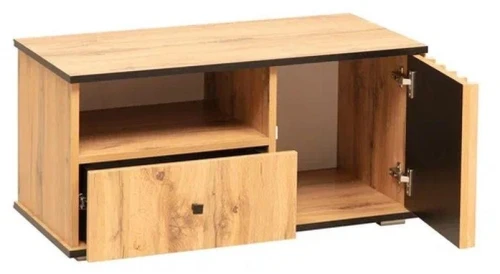 Стенка Либерти 3  (опора h20) Дуб вотан/Черный