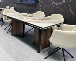 Стол СТРАДИВАРИ 180 116 BG, керамика / Дуб Американский М-City