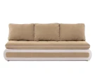 Диван прямой, еврокнижка "Оскар" 144, велюр бежевый, ППУ