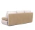 Диван прямой, еврокнижка "Оскар" 144, велюр бежевый, ППУ