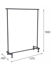 Вешалка напольная Пико 26 черный