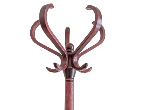 Вешалка напольная В 10Н махагон