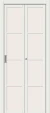 Межкомнатная складная дверь mr.wood Твигги-11.3 White Matt Magic Fog