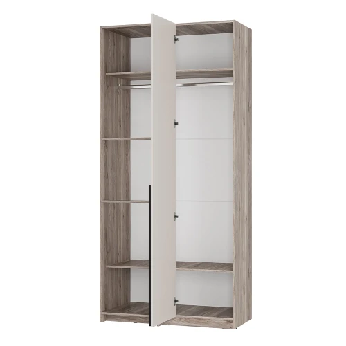 Шкаф угловой Урбан ШКУ-06, Дуб смоки, Кашемир