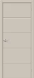 Межкомнатная дверь ПЭТ BRAVO Граффити-2.Д.П Cream Silk